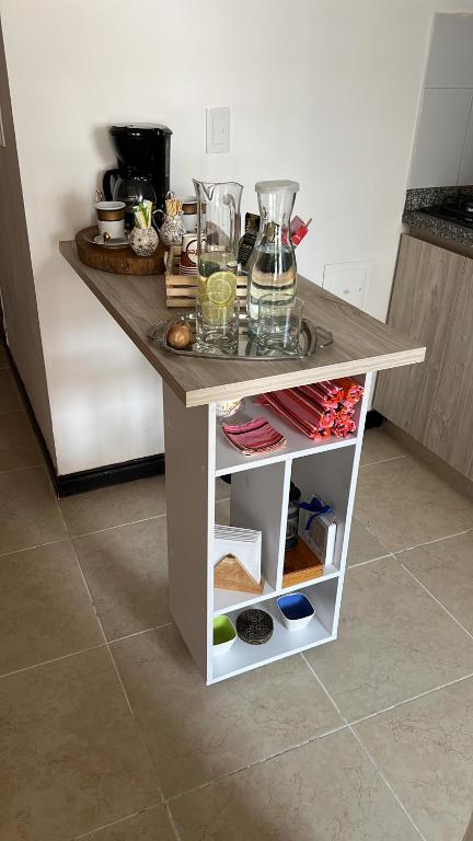 Kuchyň nebo kuchyňský kout v ubytování Perfecto apartamento para descansar