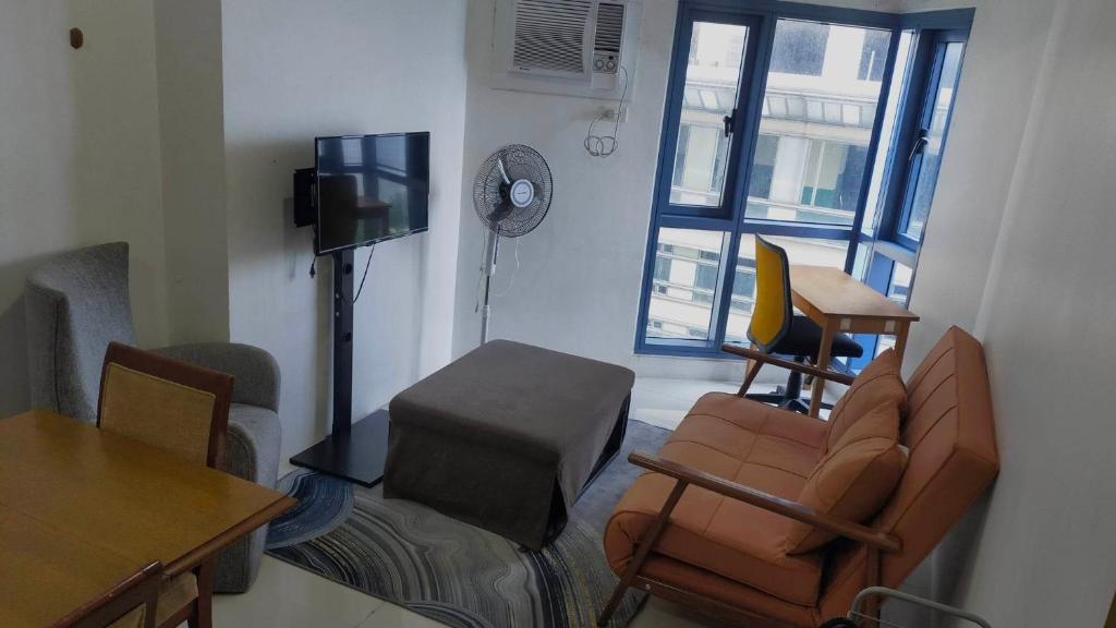 Roxas Blvd Stunning Studio Condo Near US Embassy - Salle Familiale Avec Vue Sur La Mer