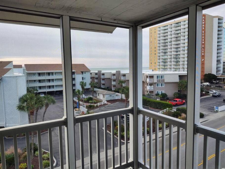 a view of a city from a balcony at Diamond on the Shore in Myrtle Beach