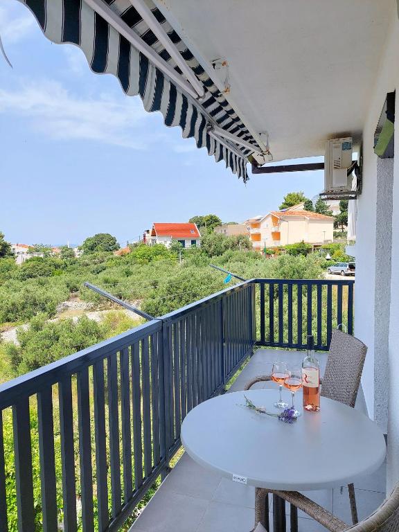 Balkón alebo terasa v ubytovaní Villa Dražana
