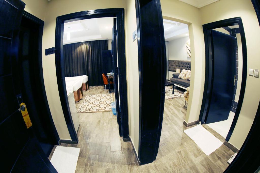 Posezení v ubytování فندق المربع السابع Seventh Square Hotel