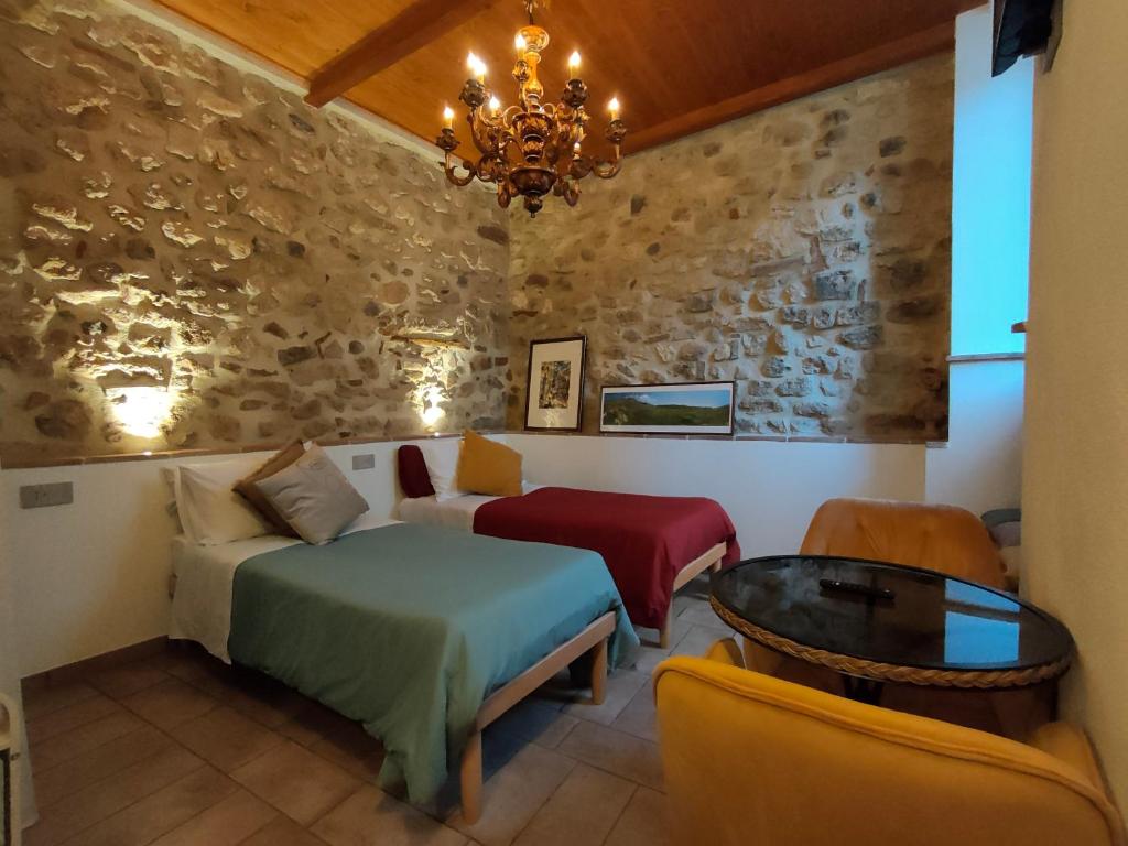 Postel nebo postele na pokoji v ubytování Dal Podestà