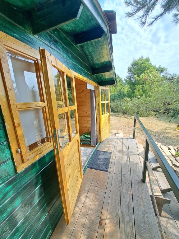 Balkón nebo terasa v ubytování Paradise kosirina