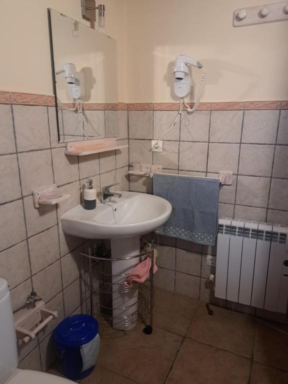 Koupelna v ubytování Casa Arruebo