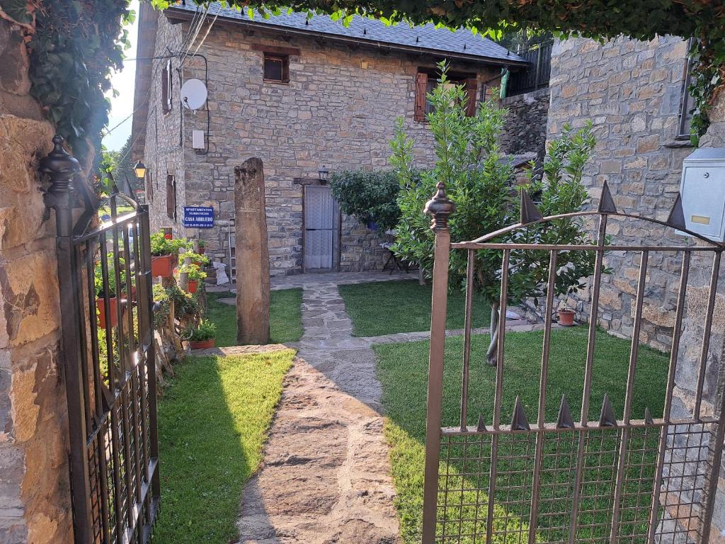 Zahrada ubytování Casa Arruebo