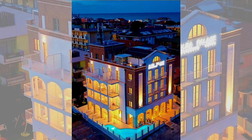 Budova, kde se aparthotel nachází