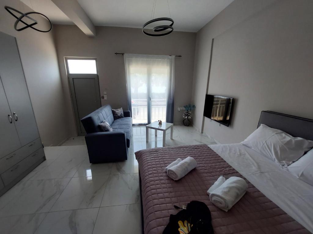 Postel nebo postele na pokoji v ubytování Casa Costera 1 lux apt
