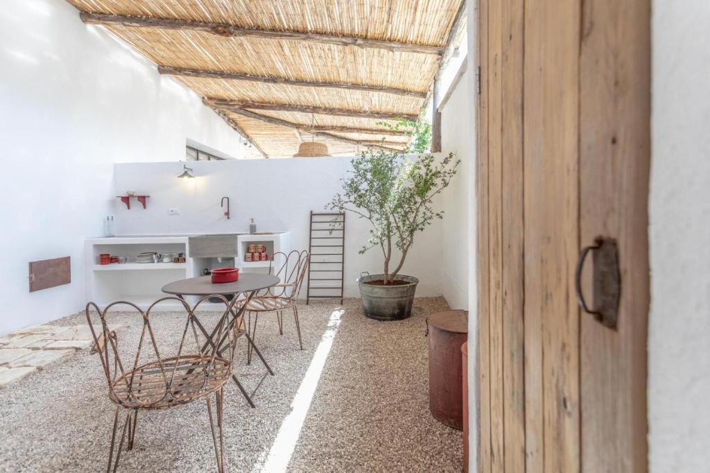 Balkón nebo terasa v ubytování Trullo Santovia