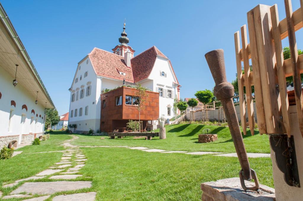 Zahrada ubytování Am Pfarrhof - Gourmethotel by Harald Irka
