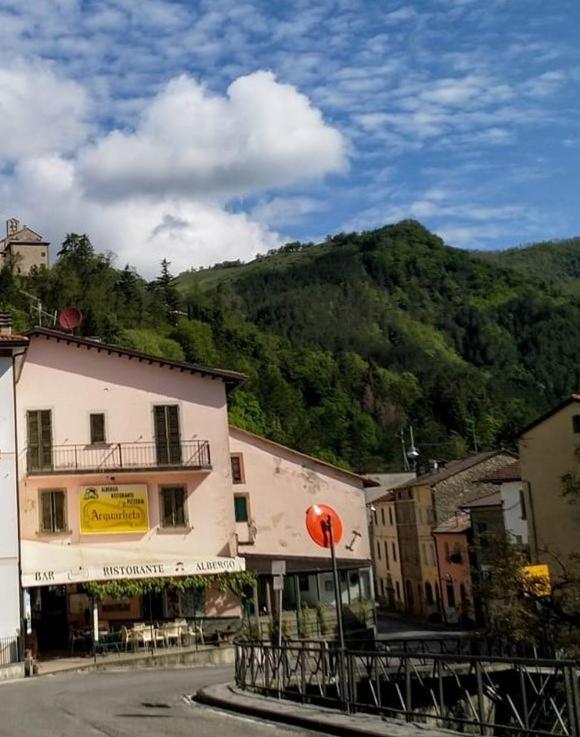 Widok na góry z tego hotelu