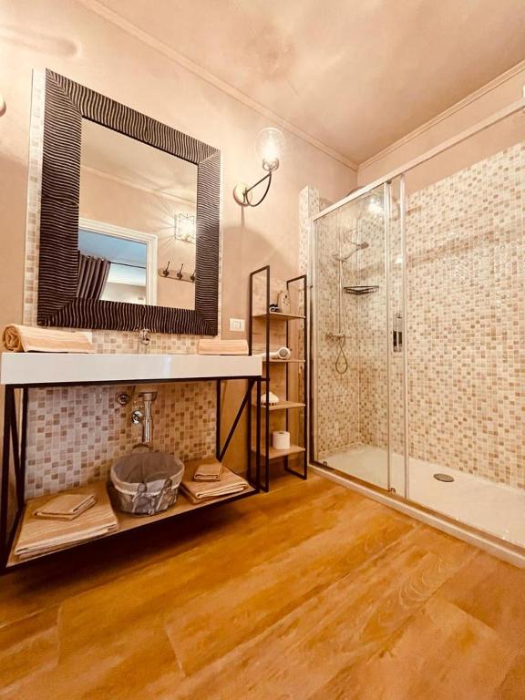 Koupelna v ubytování Suite Villa Aurelj