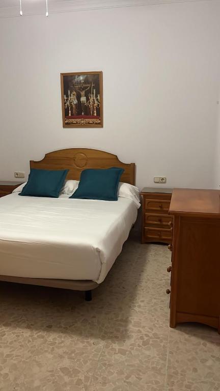 Postel nebo postele na pokoji v ubytování VILLA LA MOMITA