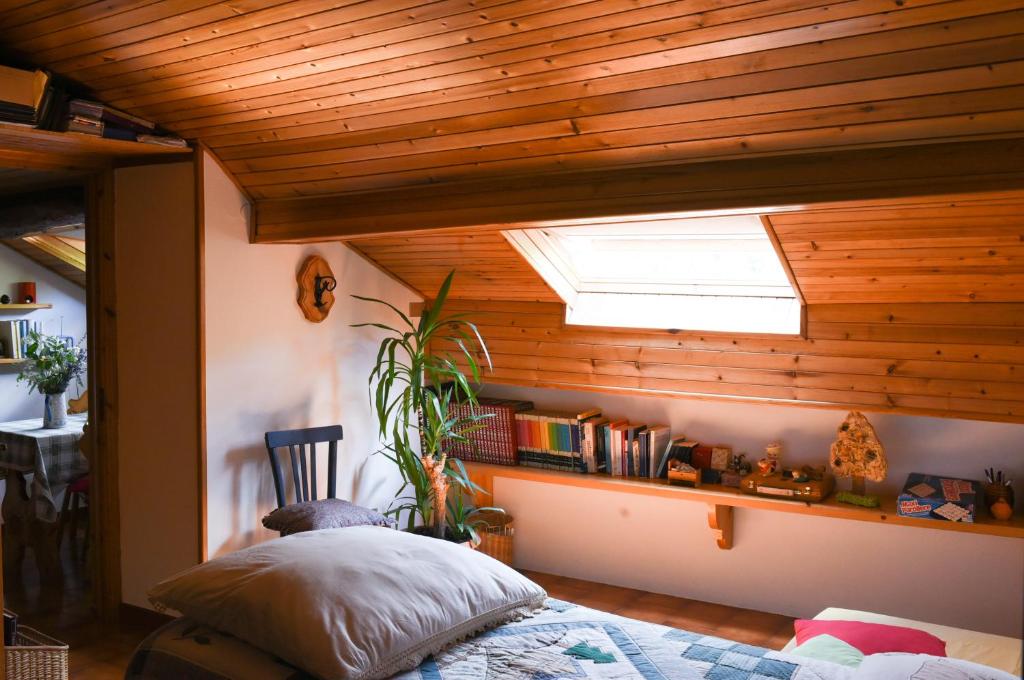 Biblioteca en el bed and breakfast