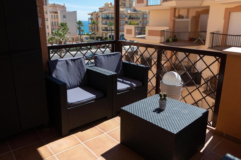 Balkón nebo terasa v ubytování Apartamento Marina de Torrox