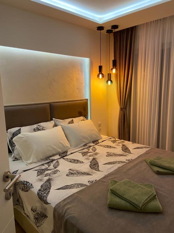 Postel nebo postele na pokoji v ubytování Soul Apartment Vrnjačka Banja