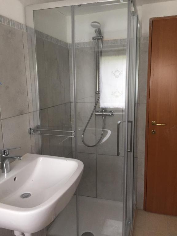 Koupelna v ubytování Casa Fiorellino