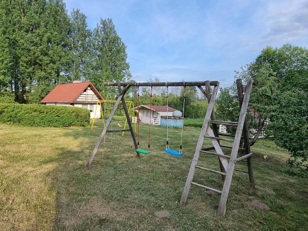 Herní místnost nebo prostor pro děti v ubytování Rummusaare puhke- ja spordikeskus