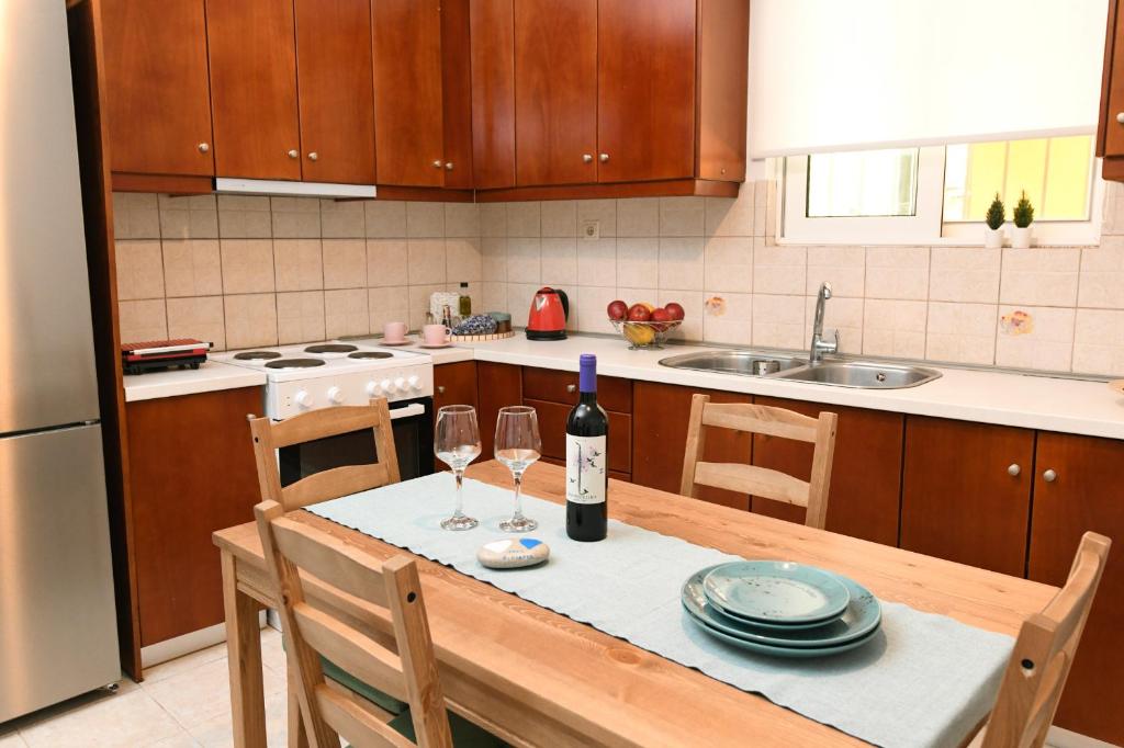 Una cocina o zona de cocina en Marianna's apartment