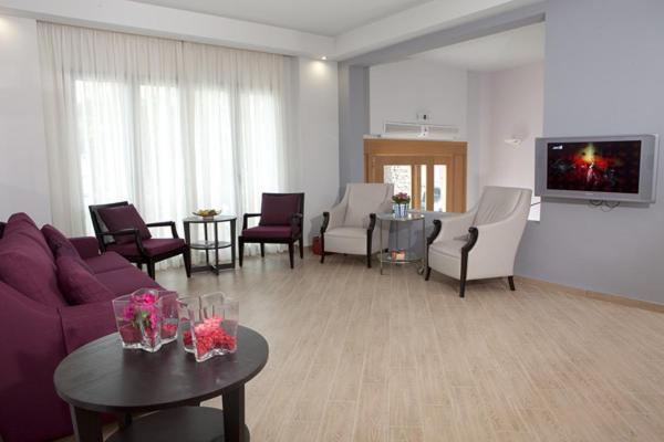 TV a/nebo společenská místnost v ubytování Ilion Spa Hotel