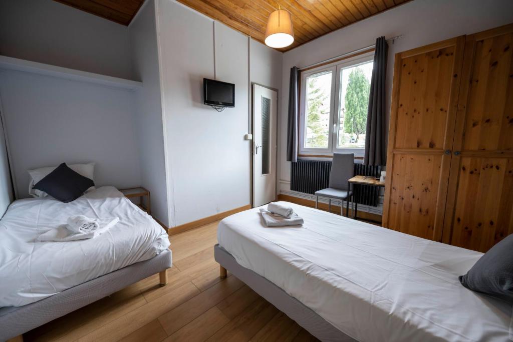 Hôtel les Flocons - Chambre Lits Jumeaux