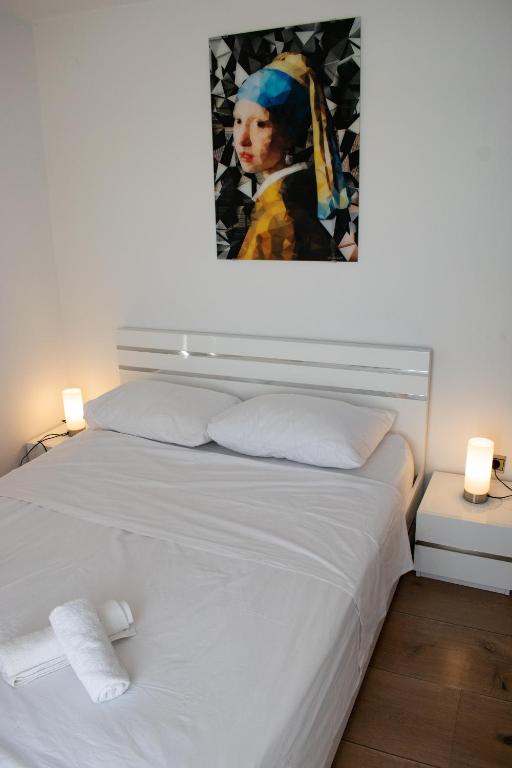 Posteľ alebo postele v izbe v ubytovaní Apartment Nede