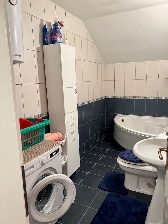 Koupelna v ubytování BIG Apartman