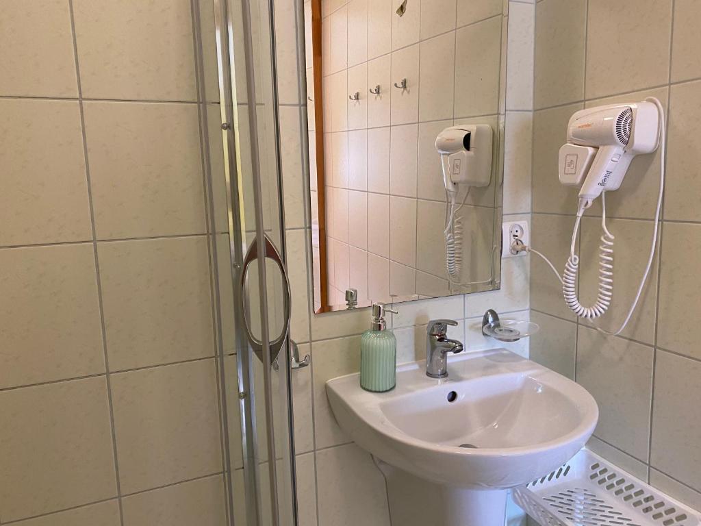 Kúpeľňa v ubytovaní Kuncówka