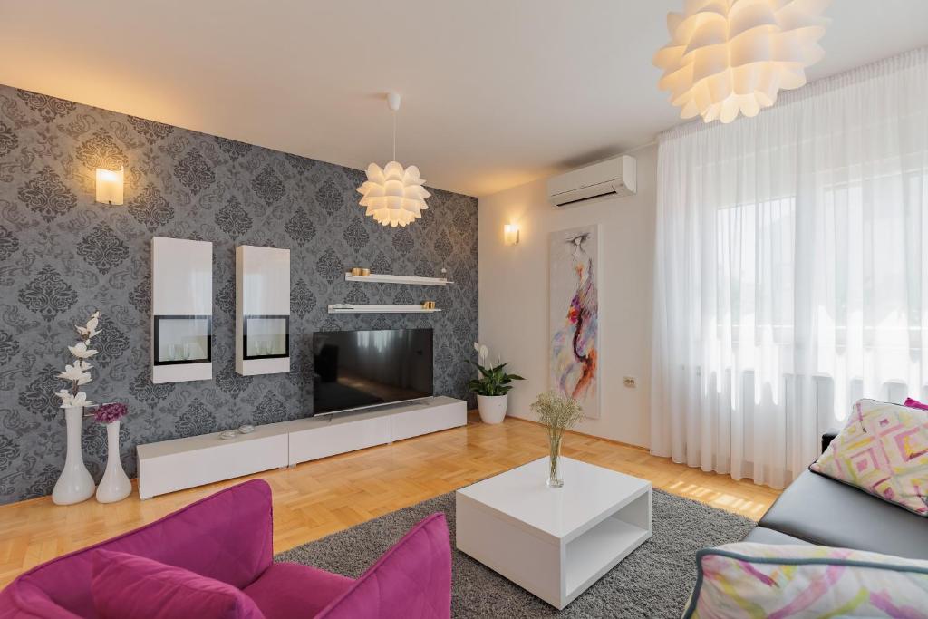 Posezení v ubytování Apartments Rusula Zadar