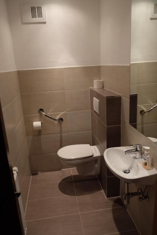Koupelna v ubytování Putz Appartements