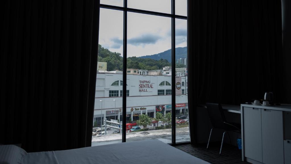 Nespecifikovaný výhled na hory nebo výhled na hory při pohledu z hotelu