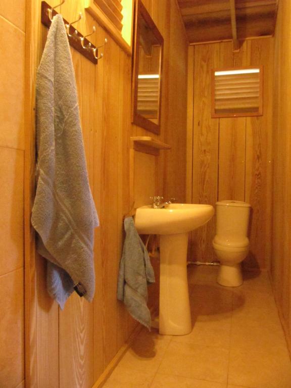 Koupelna v ubytování Castara Retreats