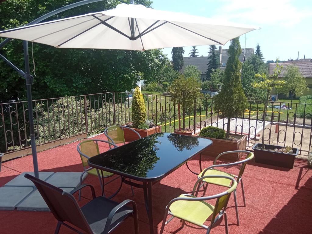 Balkón nebo terasa v ubytování Apartment BENCI