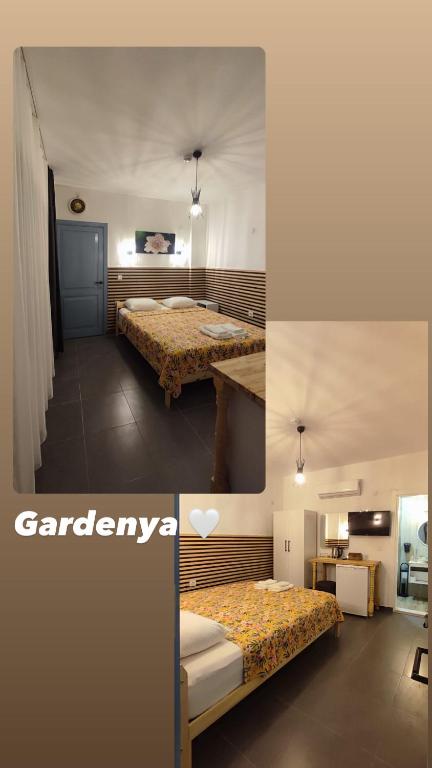 A bed or beds in a room at ÇAKIR BUTİK OTEL