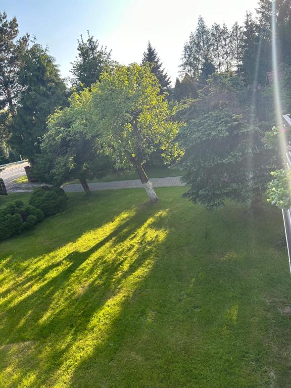 Ogród w obiekcie Apartamenty Stokrotka