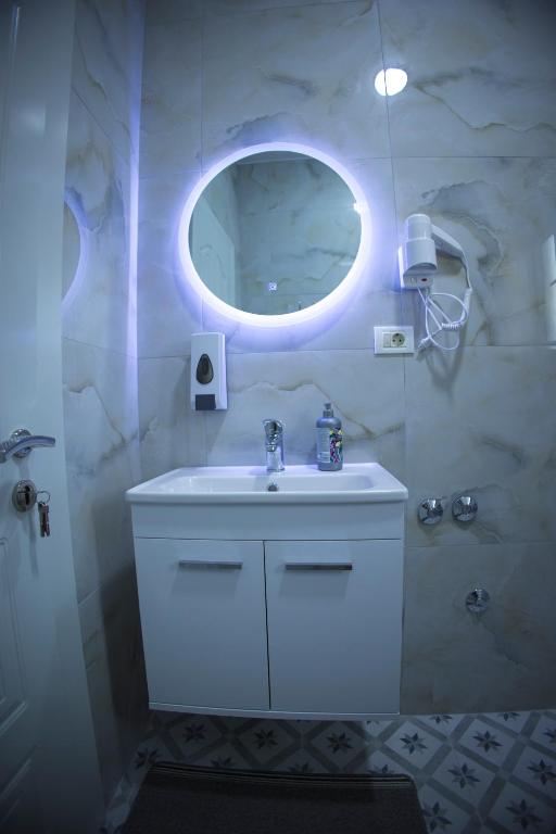 Koupelna v ubytování Vila Visi Hotel