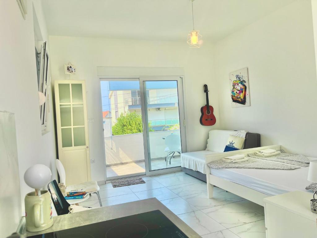 Krevet ili kreveti u jedinici u okviru objekta Apartments Mia Patria