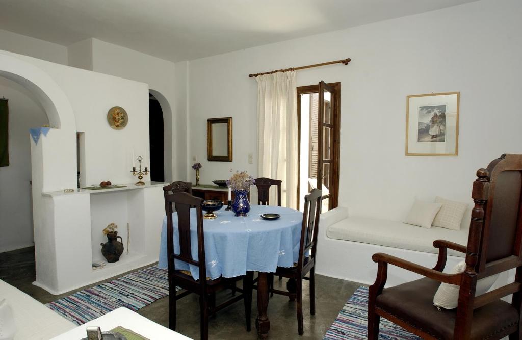 Posezení v ubytování Bungalows Svoronos
