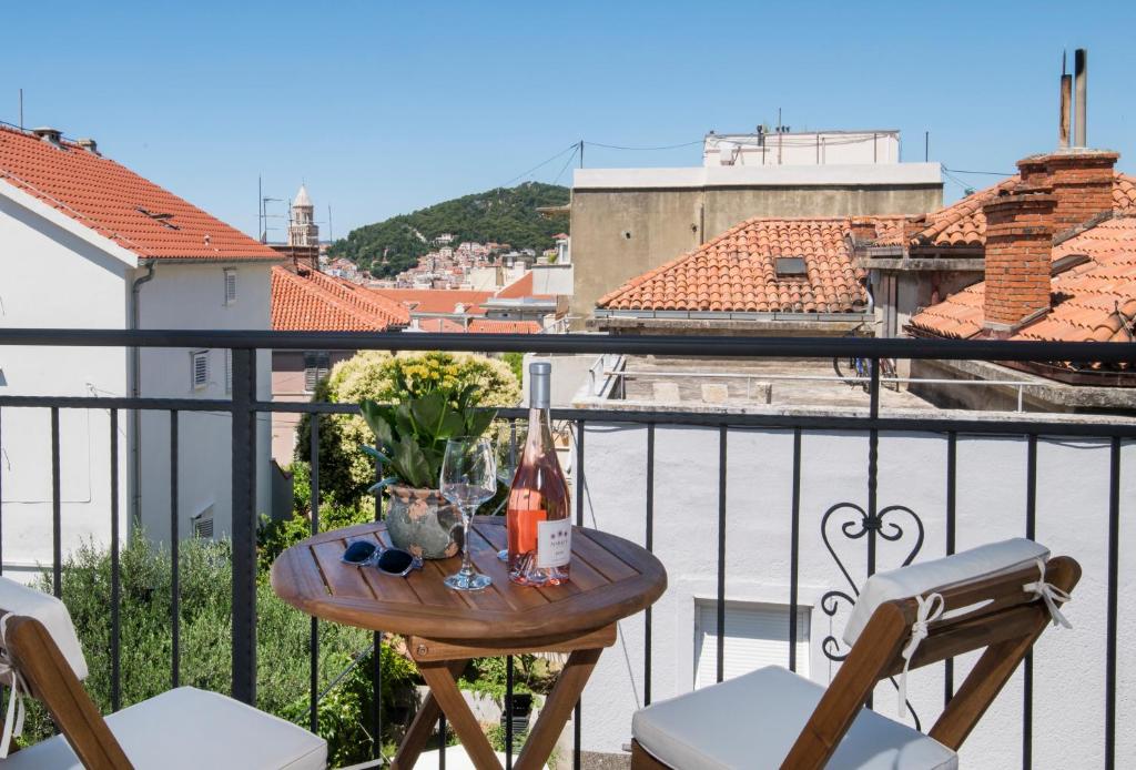 Balkón nebo terasa v ubytování Luxury Apartments Bella - Split Centre w Free Parking