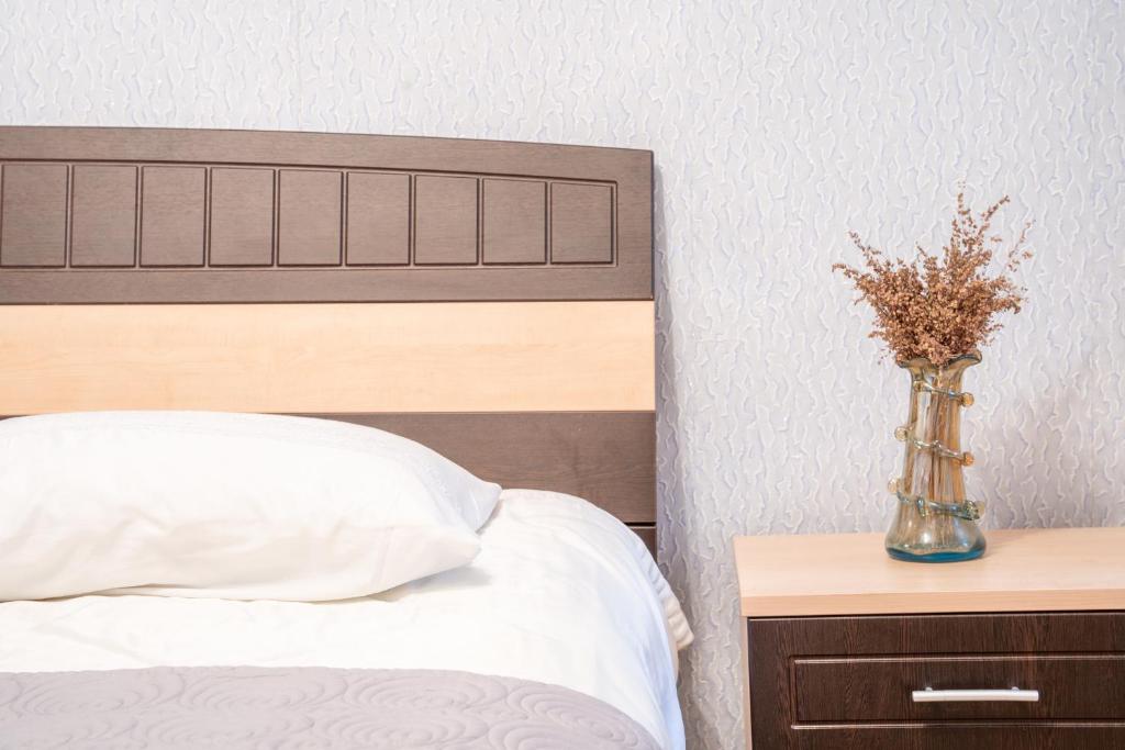 Postel nebo postele na pokoji v ubytování GuestHouse NaSHGOBI
