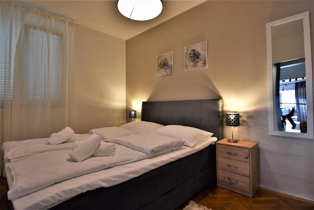 Postel nebo postele na pokoji v ubytování Guest House Panorama