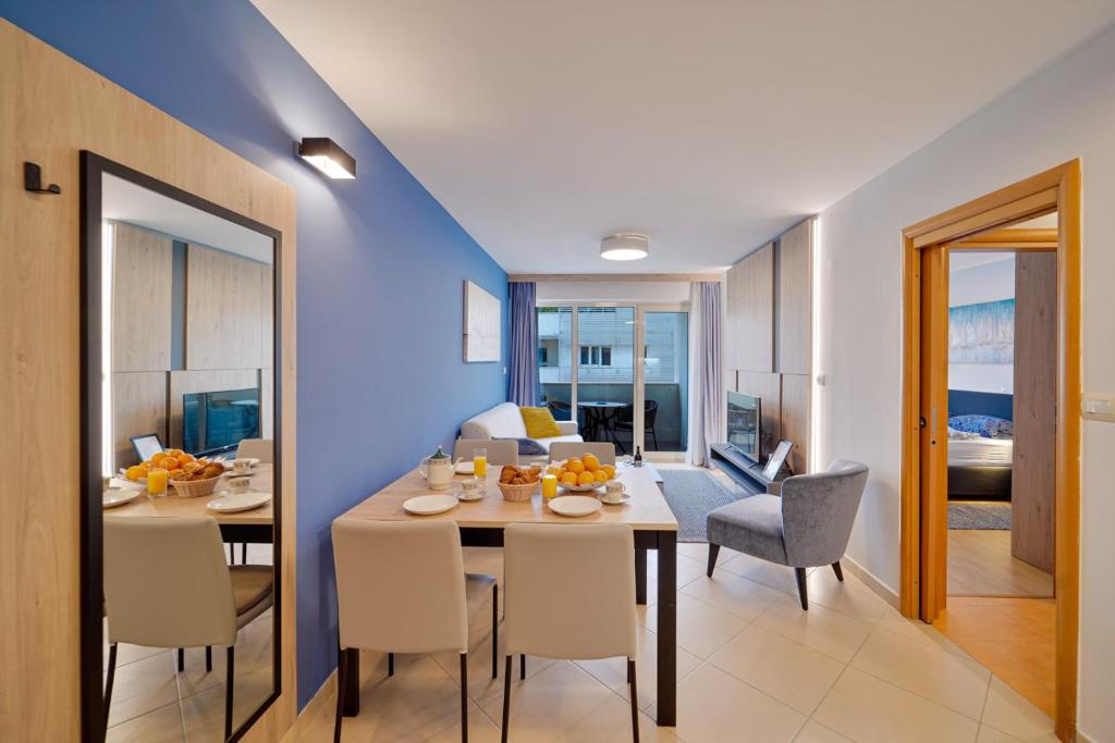 Χώρος καθιστικού στο Edra Suite Apartment