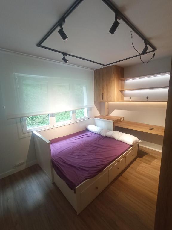 Postel nebo postele na pokoji v ubytování Precioso loft a 600m de la catedral