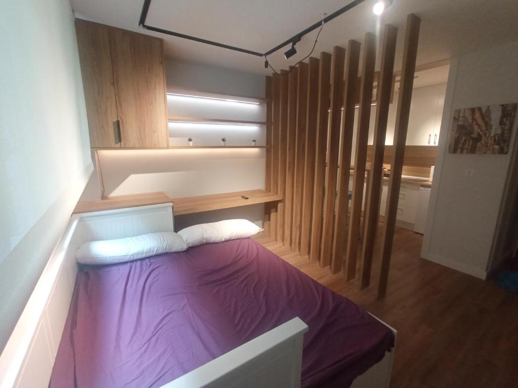 Postel nebo postele na pokoji v ubytování Precioso loft a 600m de la catedral