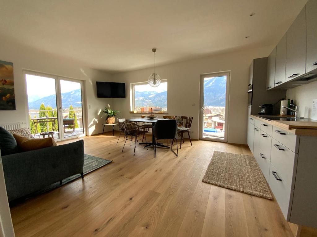 Kuchyň nebo kuchyňský kout v ubytování Apartment Hildegard