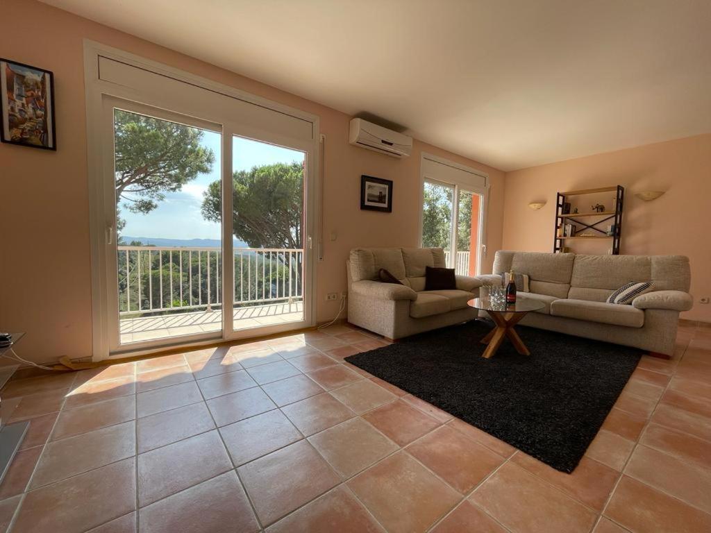 Posezení v ubytování Casa Bosc (Residencial Begur)