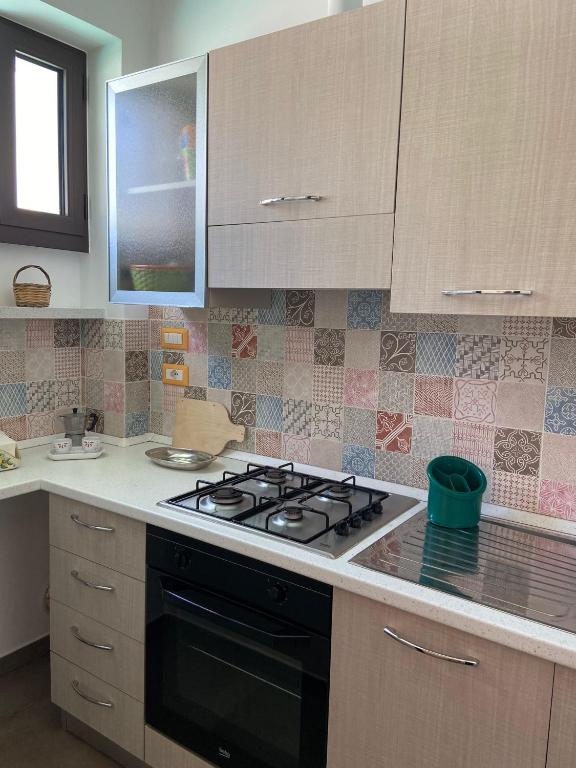 Kuchyň nebo kuchyňský kout v ubytování Casa Salento