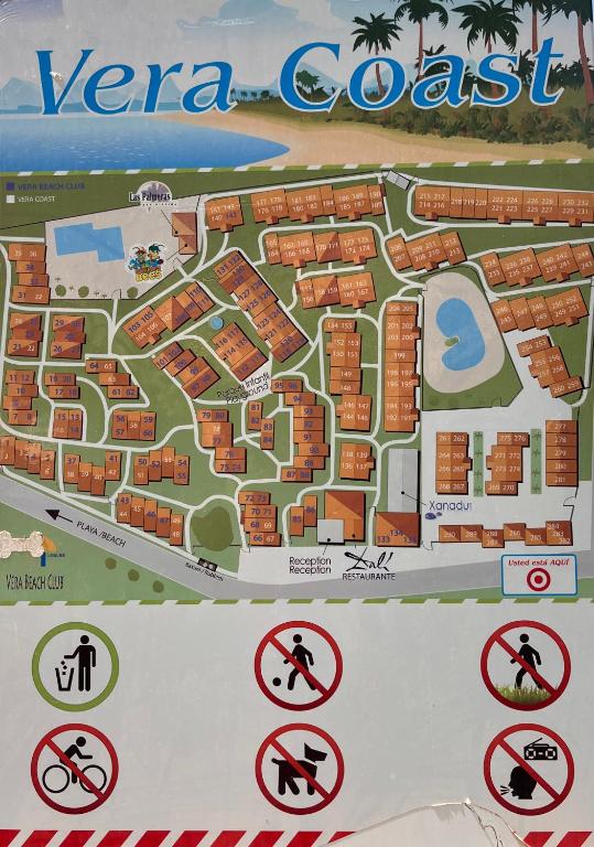 Certifikát, ocenenie alebo iný dokument vystavený v ubytovaní Apartamento Soleado Vera Costa, 200 m de la playa