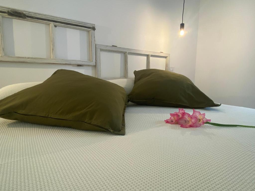 Postel nebo postele na pokoji v ubytování Relais PINF
