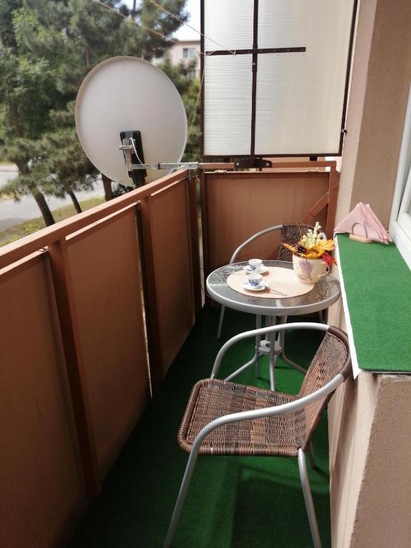 Balkón nebo terasa v ubytování Apartman Classic