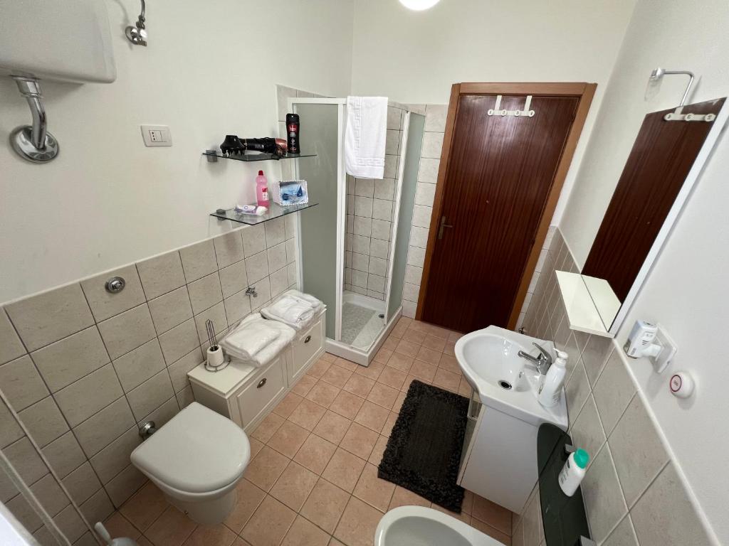 Koupelna v ubytování B&B EMPIRA Lamezia Terme